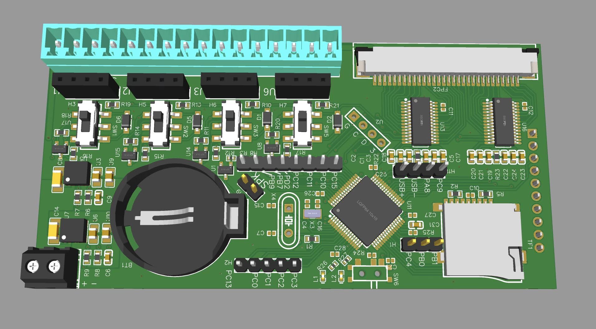 PoS Display PLC with Capacitive Touch
